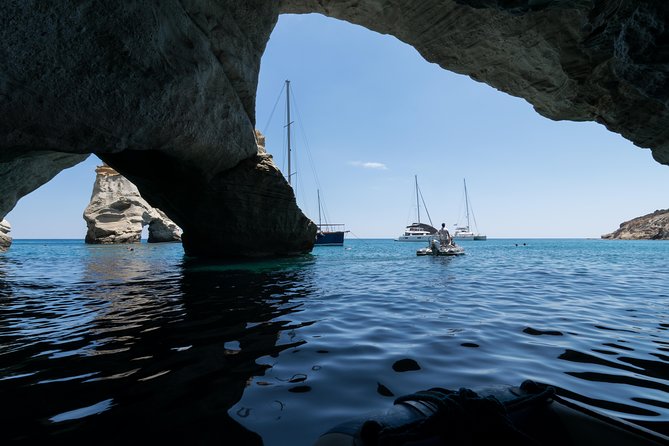 Full day sailing cruise on the West side of Milos island - Agios Ioannis and its three coves