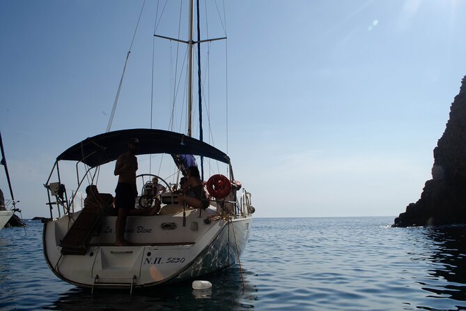 Full day sailing cruise on the West side of Milos island - Agios Dimitrios and the ride back