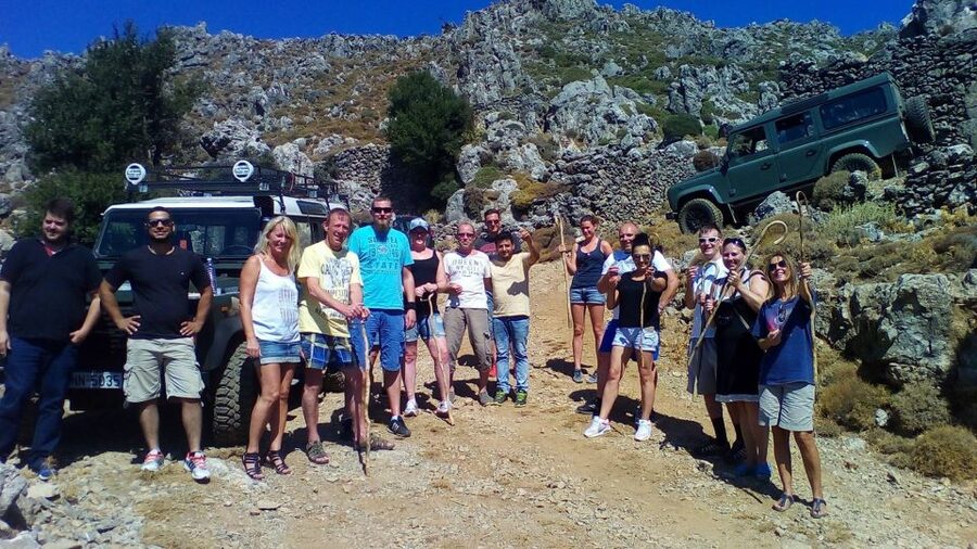 Georgioupolis Full-Day Land Rover Safari Experience - Swimming at a quiet South Coast beach