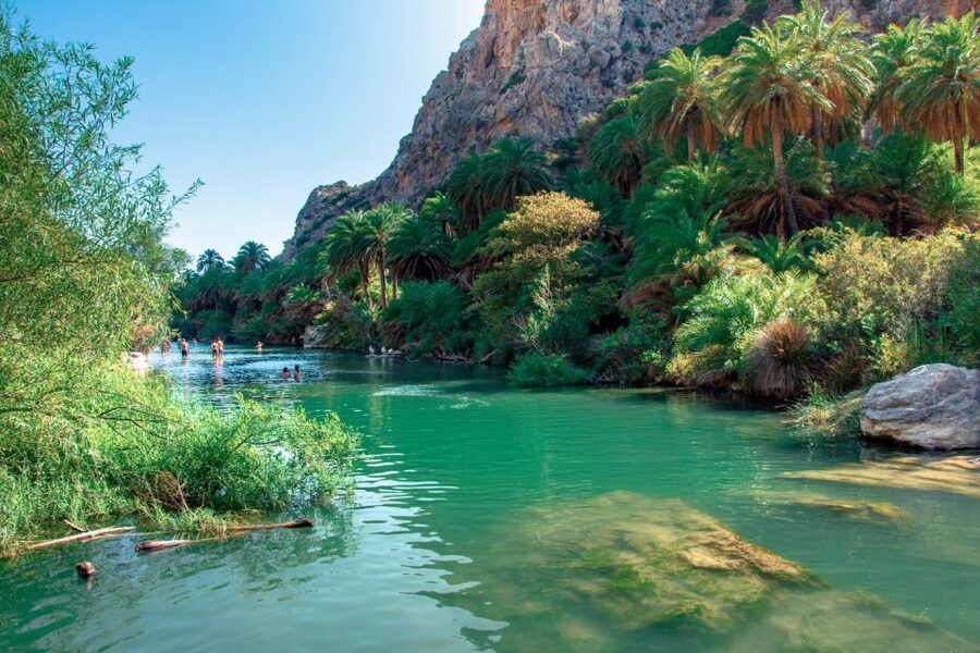 Georgioupolis: Preveli Palm Beach Day Trip by Bus and Boat - Guide service and transport quality