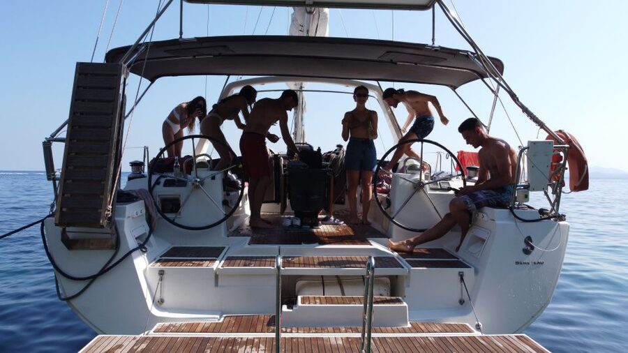 Gouvia: Corfu Island Sailing Trip with Snack and Soft Drinks - The Blue Caves are a fitting final stop