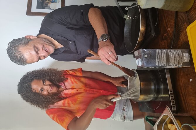 Greek Cuisine Cooking Class in Santorini with Recipes and Wine - Preparing pastitsio for the main course