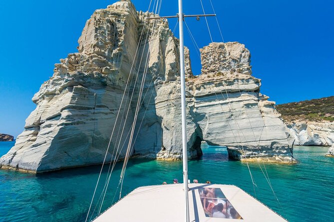 Half Day Boat Tour to Kleftiko Milos - Getting to Agia Kiriaki