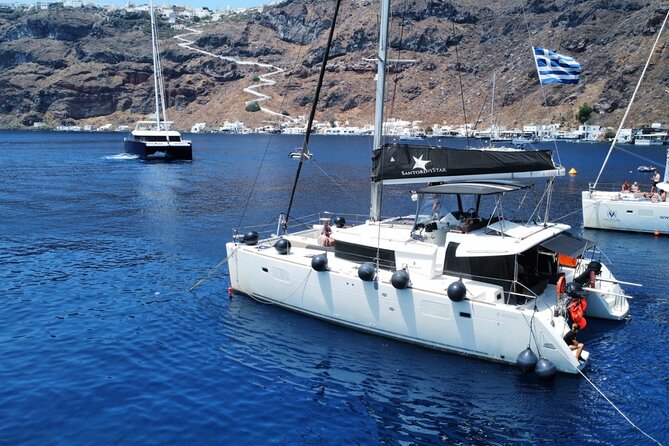 Half Day Premium Catamaran Cruise in Santorini including Oia - Why a Santorini catamaran cruise makes sense