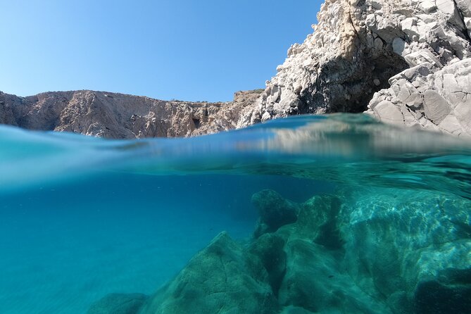 Half-Day Private Romantic Sailing Getaway to Kleftiko - Kleftiko: White Cliffs, Caves, and Clear Water