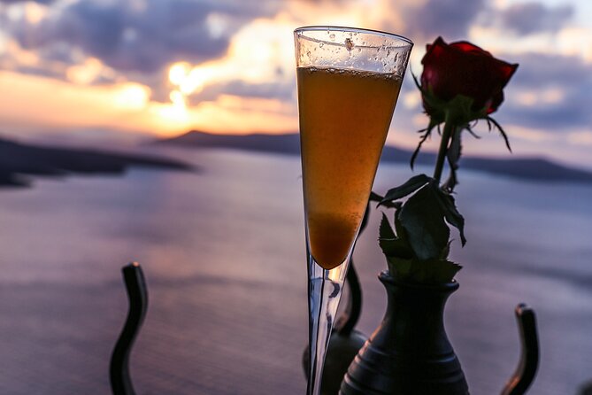 Half Day Santorini Highlights Private Tour - Wine tasting with sunset light