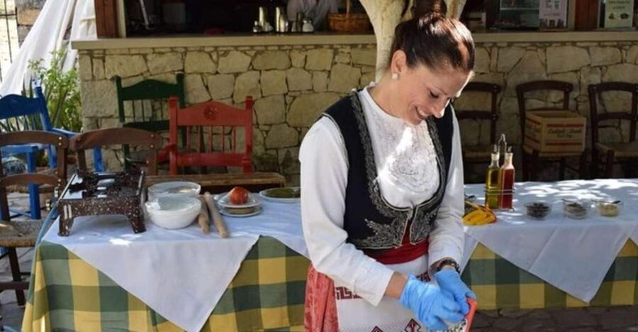 Heraklion: Cretan Cooking Lesson with Lunch in Arolithos - Expect a large lunch, not a small tasting