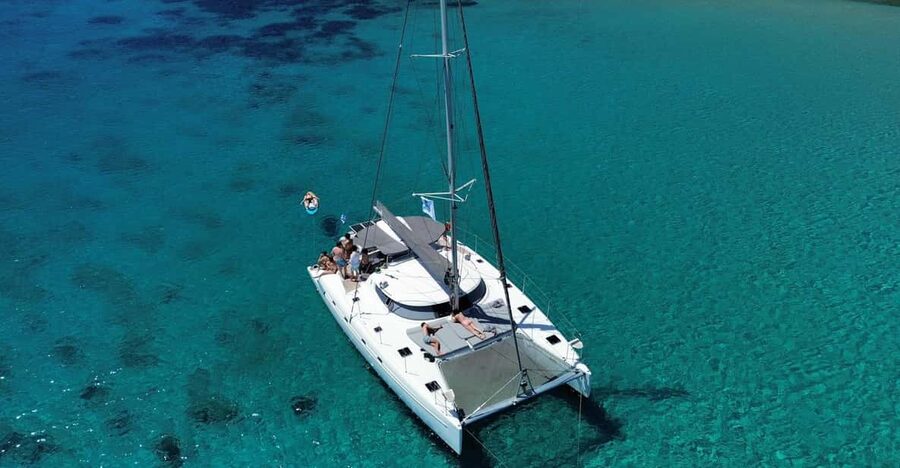 Heraklion: Dia Island Luxury Catamaran Cruise with Meal - What $127 buys you