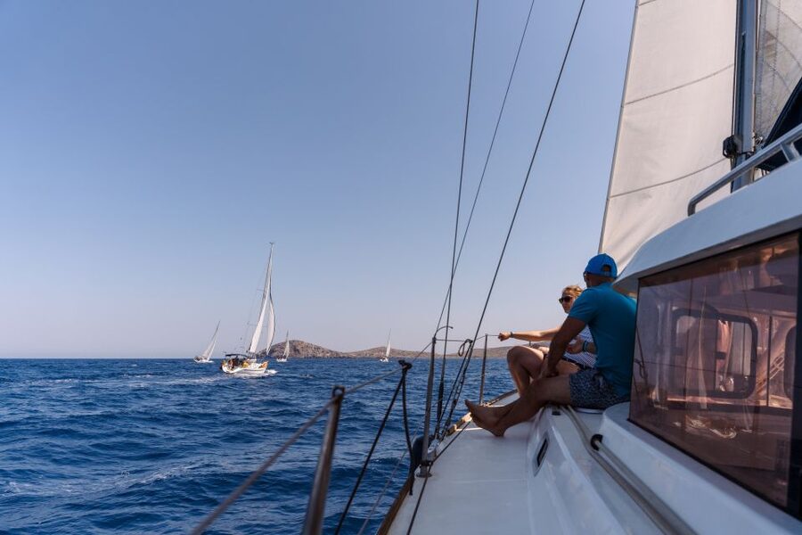 Heraklion: Dia Island Sailing Cruise with Snorkeling - The crossing to Dia Island