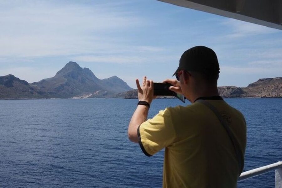 Heraklion: Gramvousa Island Day Trip & Balos Beach - The short cruise to Balos Lagoon