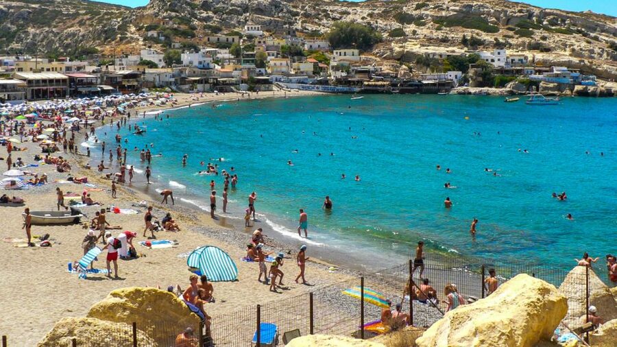 Heraklion: Matala Beach, Hippie Caves & Odigitria Monastery - The hippie caves and Matala’s unusual past