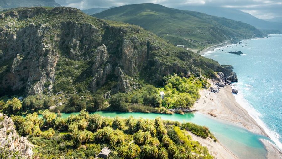 Heraklion: Preveli By Boat, Damnoni & Kourtaliotiko Springs - Damnoni Beach: the useful first beach stop