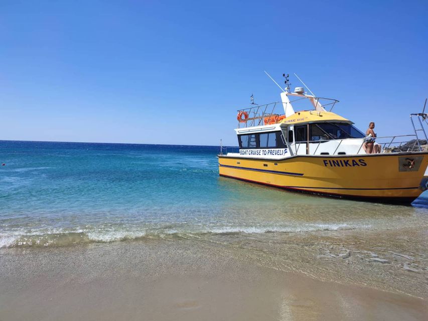 Heraklion: Preveli By Boat, Damnoni & Kourtaliotiko Springs - The boat ride to Preveli