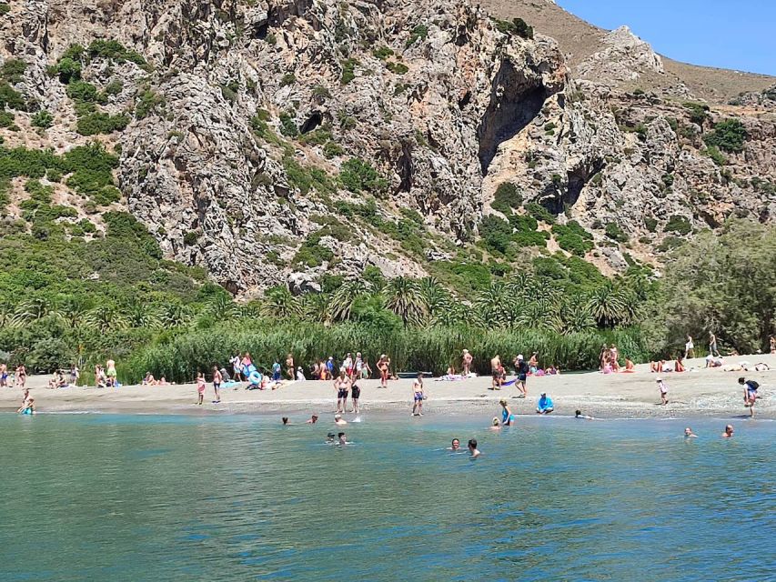 Heraklion: Preveli By Boat, Damnoni & Kourtaliotiko Springs - The guide can make a long day easier