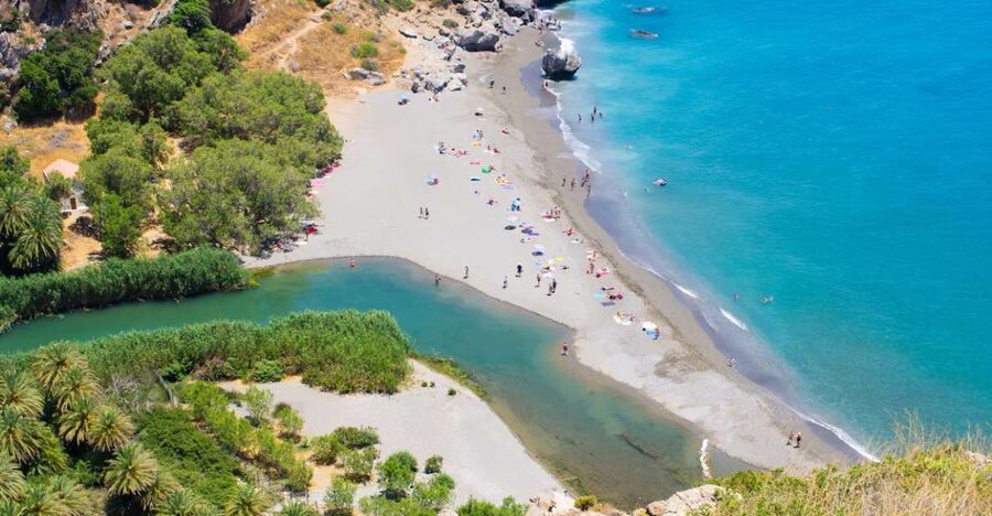 Heraklion: Preveli By Boat, Damnoni & Kourtaliotiko Springs - Kourtaliotiko Gorge: freshwater before the sea