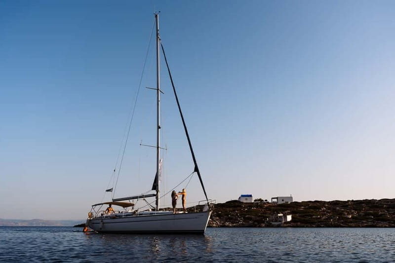 Heraklion: Sunset Sailing Cruise Dia Island with Snorkeling - From Heraklion Port to Open Water