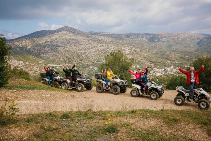 Hersonissos: ATV Quad Bike Safari in the Mountains of Crete - Leaving Hersonissos for the Cretan hills