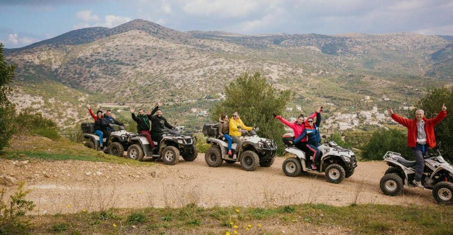 Hersonissos: ATV Quad Bike Safari in the Mountains of Crete - Askous views and a taste of local hospitality