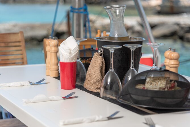 Hersonissos: Luxury Sunset Catamaran Cruise Sushi & Open Bar - What the $96.55 price really covers