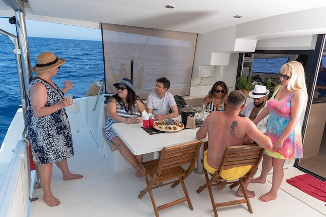 Hersonissos: Luxury Sunset Catamaran Cruise Sushi & Open Bar - Comfort, equipment, and small details