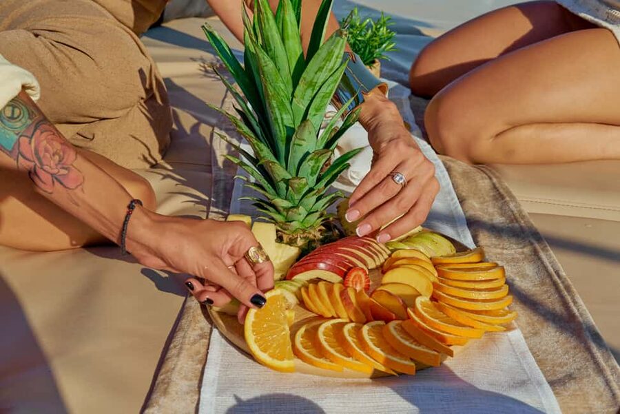 Hersonissos: Sunset Catamaran Cruise with Snacks and Drinks - FAQ