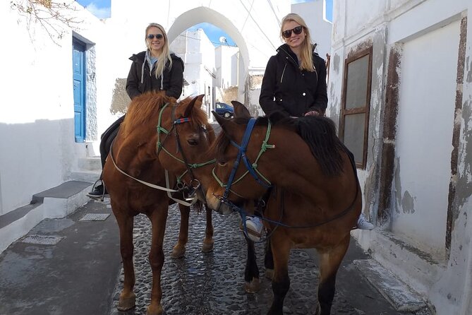 Horse Riding: Explore Secret Thera - Riding Through Megalochori, Not Just Past It