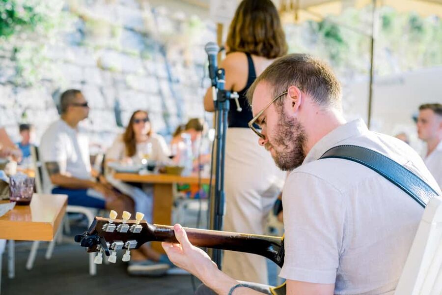 Jazz in the Heart of Corfu: Seaside Sessions at the Marina - Marina Benitses at sunset