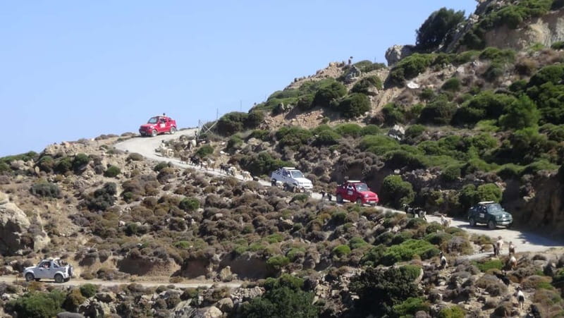 Jeep Driving Tour to Thripti Mountains and typical villages - Finishing at Tholos Bay