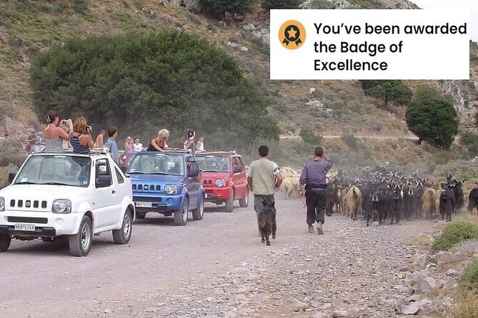Jeep Safari 4x4 Crete real off road mountain tracks with Lunch from Hersonissos - The best parts of this Crete Jeep safari