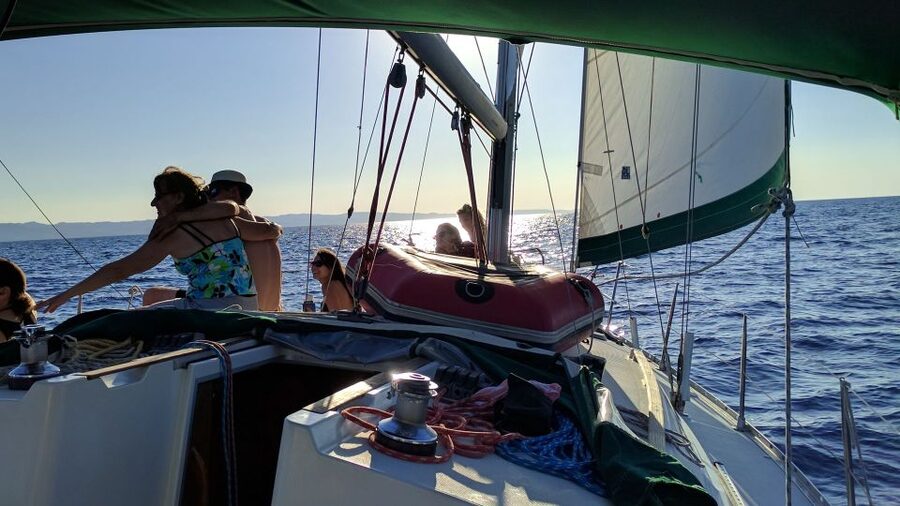 Kassandra: Sunset Sailing Boat Tour of Secluded Coves - Cancellation And Booking Flexibility