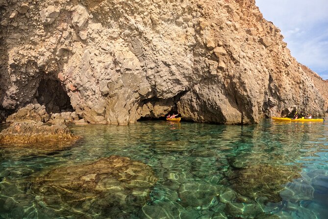 Kayaking Tour to the secrets of Milos - Sea caves at Tsigrado