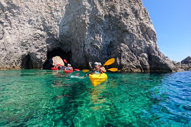 Kayaking Tour to the secrets of Milos - Snorkeling around the Gerakas hot springs