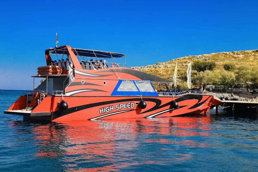 Kiotari, Lardos, Lindos: High Speed Boat Trip to Rhodes Town - Key points at a glance