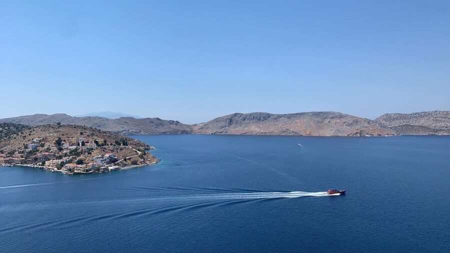 Kiotari, Lardos, Lindos: High Speed Boat Trip to Rhodes Town - Arriving at Mandraki Harbour