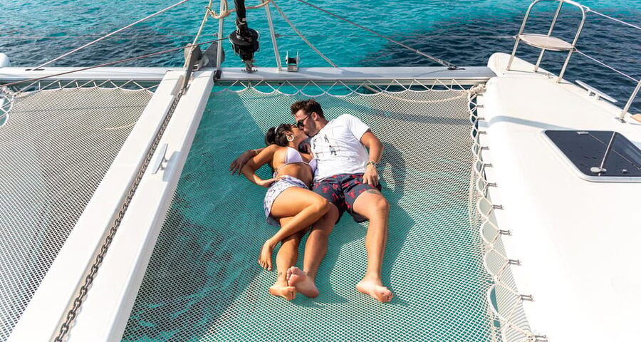 Kissamos: Balos & Gramvousa Luxury Catamaran Sailing Cruise - Balos Lagoon before the big boats arrive