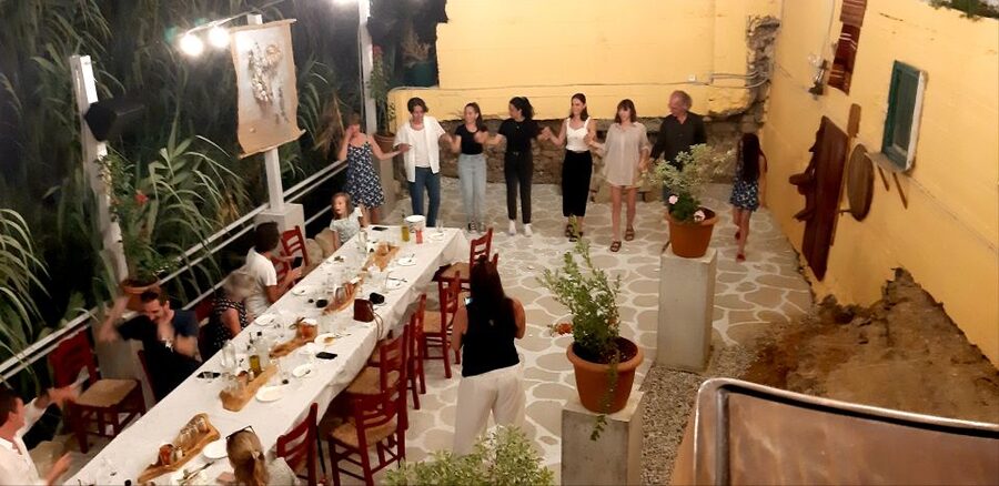 Kissamos: Greek Night with Buffet Dinner and Plate Smashing - Breaking plates without taking yourself too seriously