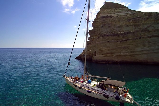 Kleftiko Full Day Sailing Cruise with Snorkeling & Lunch - Starting at 9:00 from the Adamas meeting point