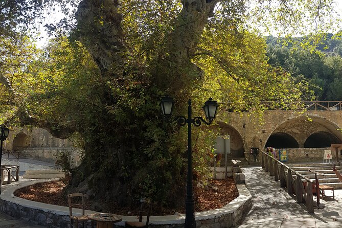 Knossos & lasithi plateau villages,Zeus's cave,&olive oil Mill - Mochos village, church, and lunch at Tzanakis Michael