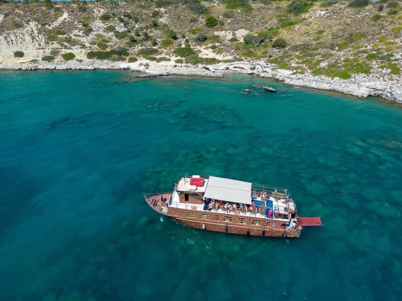 Kolympia : Transfer & Cruise to Lindos with 3 Swimming Stops - 2.5 hours in Lindos