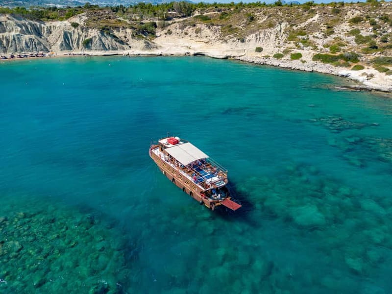 Kolympia : Transfer & Cruise to Lindos with 3 Swimming Stops - Navarone Bay: the first swim