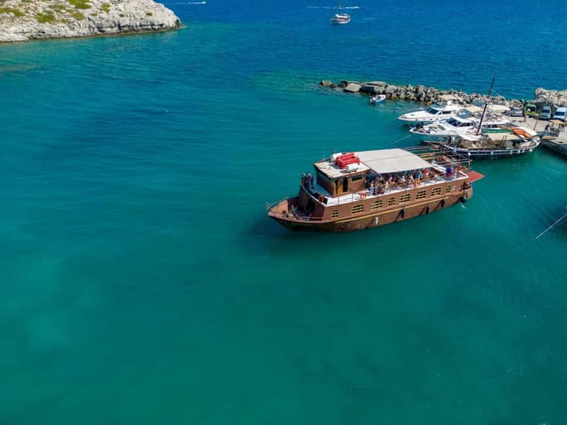Kolympia : Transfer & Cruise to Lindos with 3 Swimming Stops - Stegna Beach and the middle swim