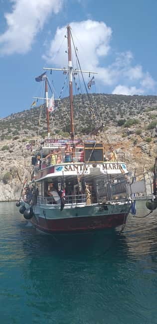 Kos: 3-Island Cruise with Greek BBQ Lunch and Swimming - Kalymnos: sponges, Vathy, and local shopping