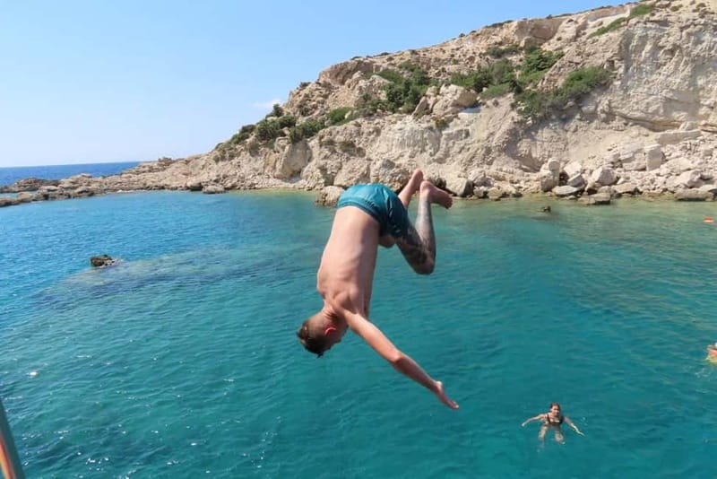 Kos : 3-Island Wooden Ship Cruise w/ Lunch on Captain Hook - Platy Island for a clear-water swim