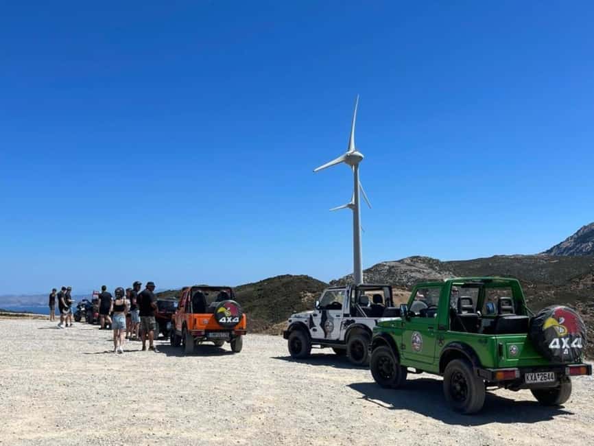 Kos: Guided Jeep or Quad Off-Road Tour with Drinks and Lunch - From coastal views to salt lake country