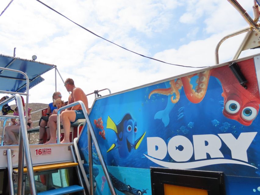 Kos Town: Glass-Bottom Boat Cruise with Swimming Stops - Pserimos and the crystal-clear swimming cove