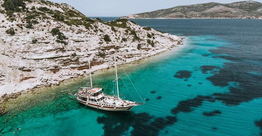 Kos Town: Kalymnos & Pserimos Day Cruise & Optional Transfer - Pserimos, a small island with a big beach moment