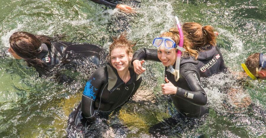 Kourtaliotiko Gorge: Snorkel Trip to the Waterfalls - Wetsuits, safety, and comfort in cold water