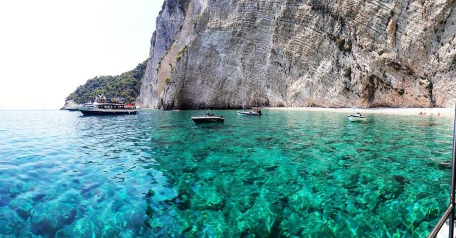 Laganas Zakynthos: Marathonissi, Keri Caves and Turtles Spot - Swimming near the Keri Caves