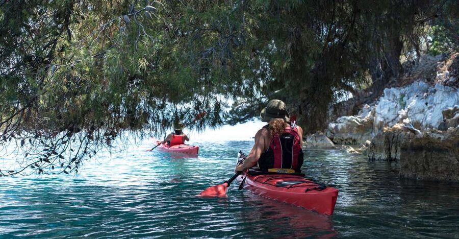 Lefkada: Full Day Sea Kayaking Tour - How hard is six hours of sea kayaking?