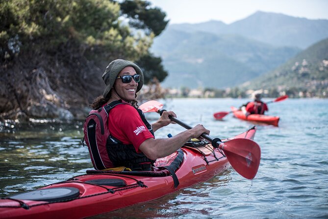 Lefkada Kayak : Explore Blue Cave with a Taste of Greece - Paddling Along Rouda Bay